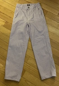 Dickies Damen Hose Carpenter Pants Seersucker Größe 26R 100% Baumwolle - Bild 1 von 6