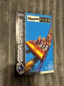 Sega Saturn: Theme Park, UK PAL complete with manual, good