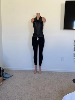 Розовый солнце activewear женщин рукав меньше S/M цвет, черный боди - Изображение 1 из 4