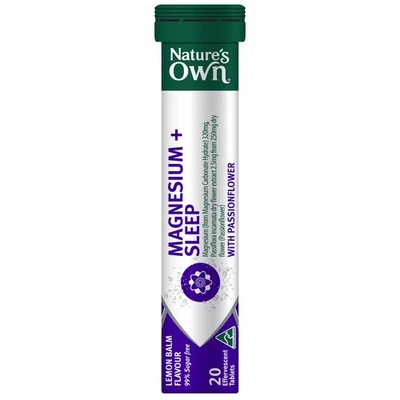Nature's Own Magnesium + Sleep Effervescent Tablets 20 - image 1 of 4