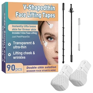 Face Lift Tape, 90Pcs Face Tape for Wrinkles, Lifting Sagging Skin, Hiding Doubl - Picture 1 of 12
