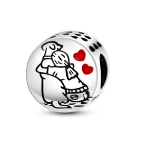 Charm Anhänger für Armband Hund Best Friend Liebe Silber Geschenkidee - Bild 1 von 1