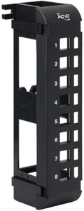 ICC Leer Wandmontage Patchpanel mit 8 Ports und Zero-U für EZ und HD Style - Bild 1 von 3