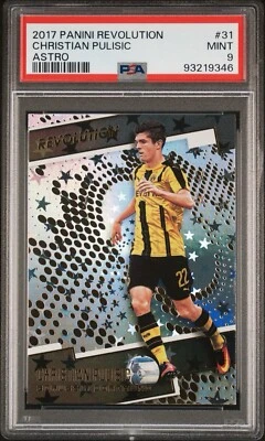 2017 Panini Revolution Astro Christian Pulisic #31 Rookie SP PSA 9 - Imagem 1 de 2