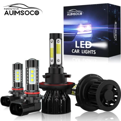 Combo de faros antiniebla LED para Ford Expedition 2007-2014 4x 6500K Foto 1 de 4