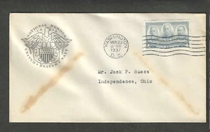 #793 4c NAVY ISSUE FDC-WASHINGTON,DC MAR 23-1937 FARNAM CACHET - Picture 1 of 1