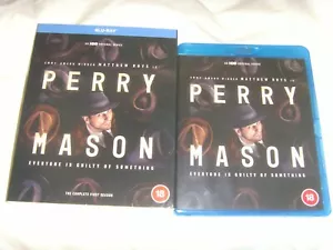 PERRY MASON THE COMPLETE FIRST SEASON BLU RAY SET, REGION FREE, LIKE NEW. - Picture 1 of 3