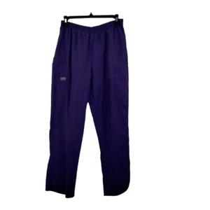 Cherokee Damengröße M lila Scrub-Hose mittlerer Bund elastischer Bund Tasche - Bild 1 von 5