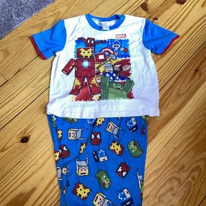 Avengers Boys' Little Game Time Pajama Set, Blue 4 - Picture 1 of 6