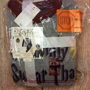 Harry Potter Boy's 2-Piece I Solemnly Swear…Long Sleeve Pajama Set Size 4 - Picture 1 of 4