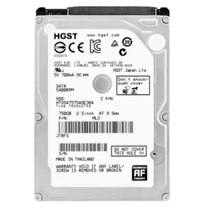 Hard Drive HITACHI / HGST 750GB HTS547575A9E384 8Mb 5400Rpm Sata II 2.5" - Picture 1 of 5