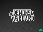 Demons On Board Car 4X4 Bumper/Window Sticker Vinyl Decal. Supernatural, Buffy