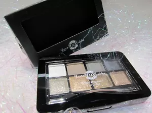 8 Color Makeup Eyeshadow Shimmer Metallic Palette Brush Alpha Bright Beauty 07 - Picture 1 of 2