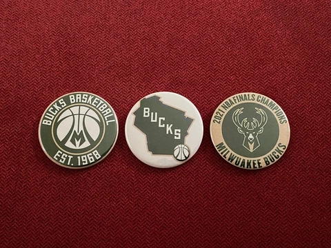 Milwaukee Bucks 2021 NBA Finals Champions memorabilia - 3 x 1.75" fridge magnets Cover