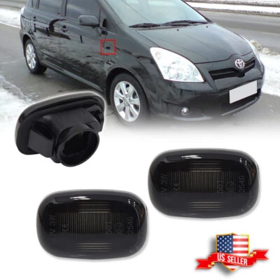 Luces de señal de giro marcador lateral de guardabarros ahumado para 93-98 Toyota Supra JZA80 Celica Foto 1 de 4