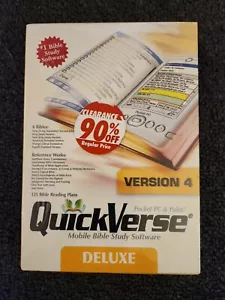NEW QuickVerse Mobile Bible Study Software (Pocket PC & Palm) Deluxe Version 4.0 - Picture 1 of 2