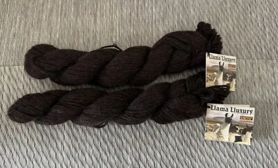 South West Trading Company LLAMA LUXURY Yarn Color-Brown 50g/100m Lot of 2 - Image 1 of 4