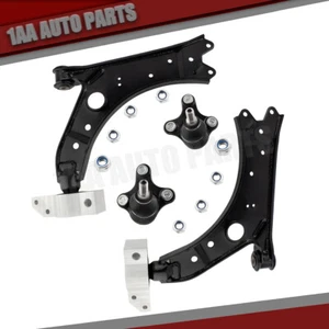 Both 4 New Front Lower Control Arms w/Ball Joints for 2005-2012 Audi A3 VW Jetta - Picture 1 of 8
