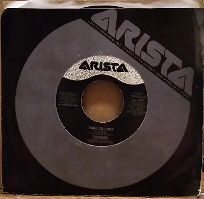 Expose – As Long As I Can Dream / Face To Face - 1993 - Arista 7" Single EX - Image 1 of 2