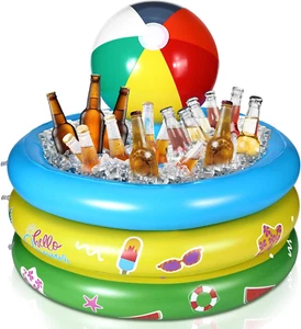 Beach Balls Inflatable Cooler Inflatable Summer Swimming Pool Party Decorations - Picture 1 of 7