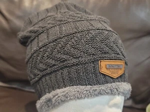 Beanie Winter Gray Hat Cap by Song Ting - Picture 1 of 5