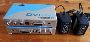 Gefen DVI AUDIO Extenders Fibre Optic Cat5 1080p HD Signal extend up to 150 Feet - Picture 1 of 4