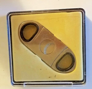 ¡Cortador de cigarros Humidor Supreme doble hoja de acero! ¡Totalmente nuevo! - Imagen 1 de 2
