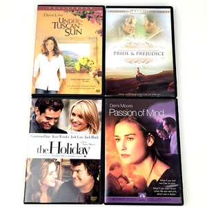 ROMANCE DVD Movie Lot Under Tuscan Sun Holiday Pride & Prejudice Passion of Mind - Picture 1 of 4