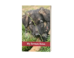 Sermon Notes Journal - German Shepherd Puppy | Case of 25 - Picture 1 of 3