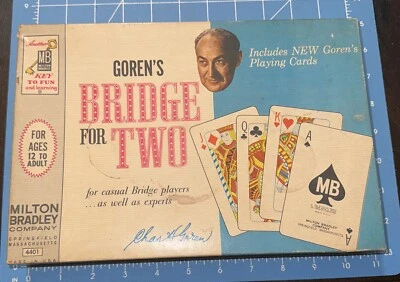 1964 Milton Bradley Goren’s Bridge for Two Card Game Complete - Image 1 of 4