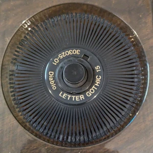 Diablo Compatible Daisy Wheel Print Wheel - GOTHIC 15 - 303025-01 - Picture 1 of 2