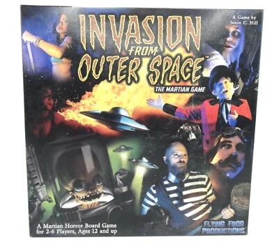 Invasion From Outer Space The Martian Board Game Brand New Contents SEALED 2010 - Image 1 of 4