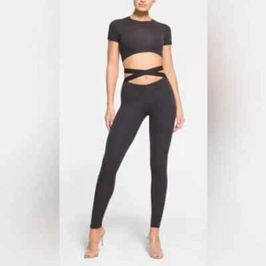 Legging envolvente Skims Fits Everybody en negro ónix talla mediana - Imagen 1 de 6