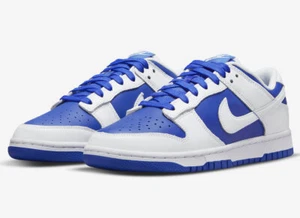 Nike Dunk Low Retro Racer Blu Bianco DD1391-401 Uomo Taglia 7.5-14 Limited Nuove - Foto 1 di 6