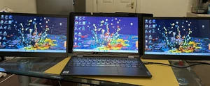 TeamGee P2 Pro Tri Screen 13.3" Triple Portable Monitor “Excellent Condition” - Picture 1 of 4
