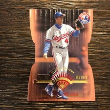 1997 Leaf Fractal Matrix X Axis Die Cut #44 Pedro Martinez Card Expos