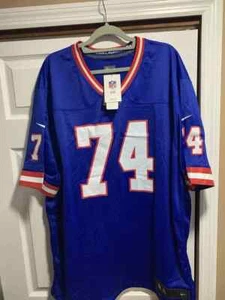 NEW Nike Greg Van Roten New York Giants NFL Blue Game Jersey Men's Sz 3XL NWT - Picture 1 of 4