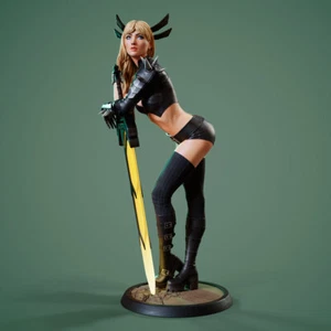 MAGIK & Sword 1/4 3D Printing Model Kit Unpainted Unassembled 44cm GK - Picture 1 of 8