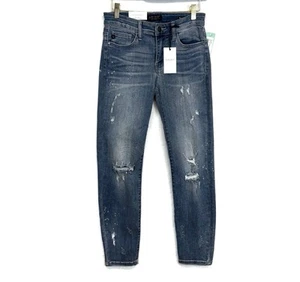 NEU Judy Blue Jeans Gr. 5 / 27 Relaxed Fit Mid Rise Jeans Distressed dunkelblau - Bild 1 von 13