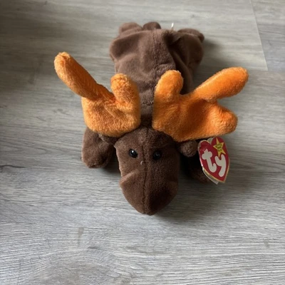1993 TY Beanie Baby Chocolate the Moose  Rare - Image 1 of 3