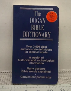 The Dugan Bible Dictionary Pocket Size Book 1991 - Picture 1 of 11