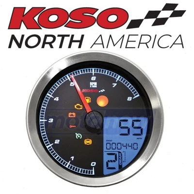 Koso LCD Color Change Speedo And Tachometer for 2012-2017 Harley Davidson wi - Изображение 1 из 4