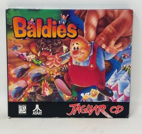 Atari Jaguar Jag CD - Baldies - Includes overlay - Clean & Tested