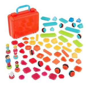 - Bristle Blocks- STEM Interlocking Building Blocks- 85 pc Playset- Reusable ... - Picture 1 of 8