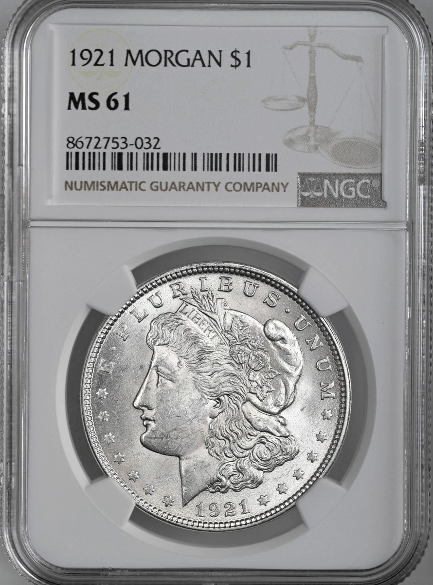 MS 61 Graded 1921 Year Morgan US Dollars (1878-1921) for sale | eBay