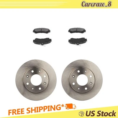 Pastillas de freno delanteras y rotores para Mitsubishi Space Star 1.8L 2003 2004 Foto 1 de 4