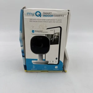 Chamberlain myQ Smart Indoor Home Security Camera White Smart Detection Video - Picture 1 of 6