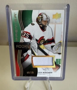 2023-24 Upper Deck Premier Leevi Merilainen Rookie RC Fight Strap 09/15 - #125 - Picture 1 of 2