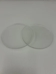 2 Pcs 1/4" Round Plexiglass,10 Inch Dia,Clear Acrylic Circle,Cake Disk,table top - Picture 1 of 5