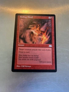 Boiling Blood Weatherlight Vintage Magic Cards LP COMBINED SHIPPING - Picture 1 of 2